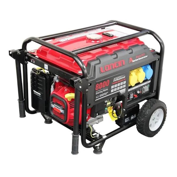 Loncin 8KVA Generator Electric Start AVR & Wheel Kit LC8000DA