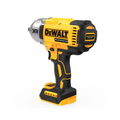 DEWALT 18V XR brushless 1/2-inch high torque impact wrench with hog ring, bare tool, shown in image.