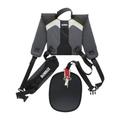 DEWALT deluxe harness for tools, featuring adjustable straps and padded support for comfortable, secure tool carrying.