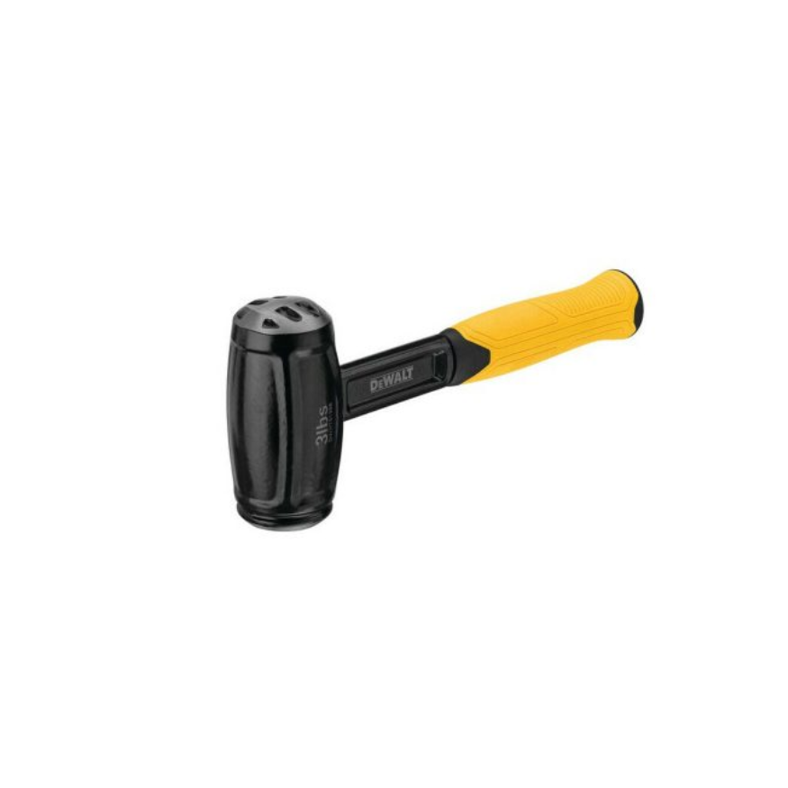 DEWALT 3lb drilling hammer tool with a black and yellow handle, designed for heavy-duty demolition and chipping tasks.