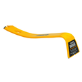 DEWALT 12-inch flat bar tool with a sturdy metal construction, designed for prying and demolition tasks.