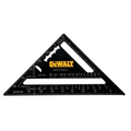 DEWALT 7-inch square tool with metal ruler and clear markings for precise measuring and woodworking projects