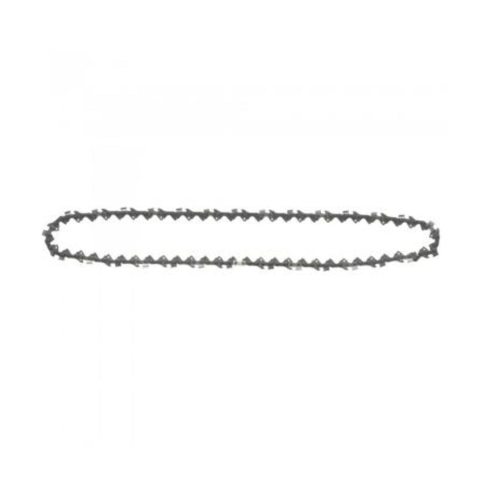 DEWALT 40cm chainsaw chain with 0.325-inch pitch, featuring sharp cutting teeth and durable metal construction.