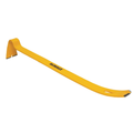 DEWALT 21-inch flat bar tool for prying and leverage, featuring a durable metal construction with a comfortable handle.