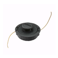 DEWALT string trimmer cap, spool, and line replacement tool for outdoor power equipment, showing the spool and line inside the cap.